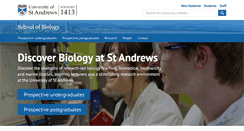 Desktop Screenshot of biology.st-and.ac.uk