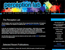 Tablet Screenshot of perception.st-and.ac.uk